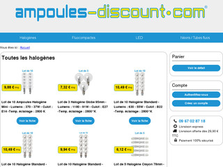 Ampoules-discount.com – Trouvez des lots d’ampoules à prix bradés