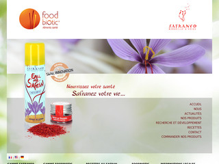 Foodbiotic : vente de safran