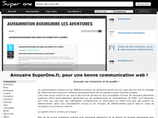 Superone.fr : un annuaire gratuit et généraliste