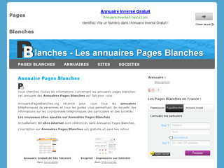 Annuaire Annuairespagesblanches.org