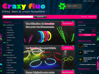 Boutique de bracelets fluo