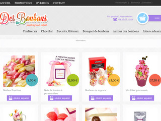 Plein de bonbons vous attendent sur Des-Bonbons.com