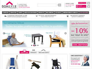 Dometvie-boutique : accessibilité handicapé