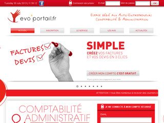 Evoportail, portail de l’auto-entrepreneur