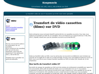 Transférer vos cassettes sur DVD