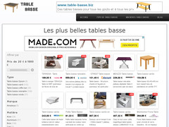 Table basse et design