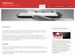 Envoyer des messages gratis sur web